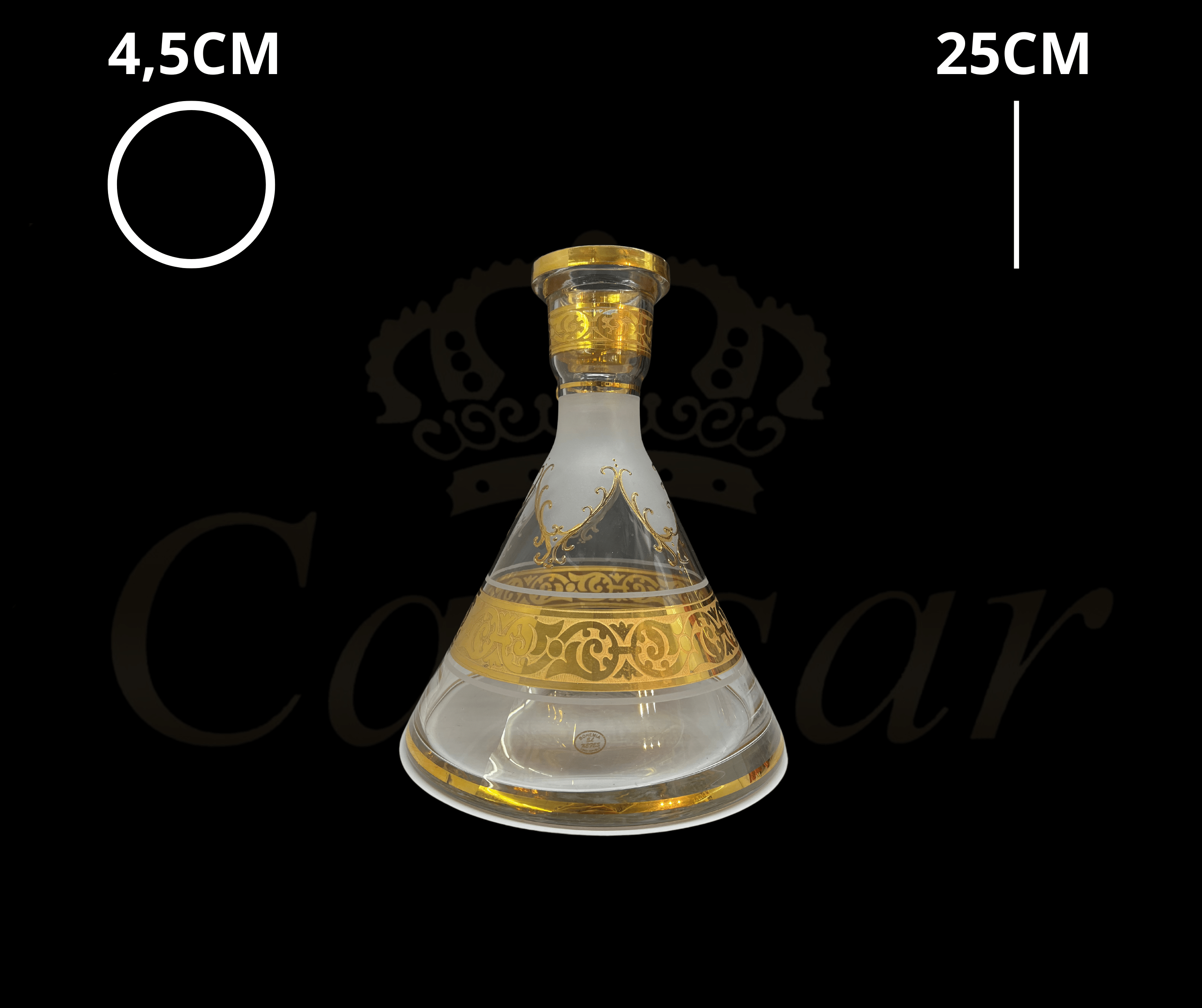 BJ Bohemian Vase White - Caesar Shisha