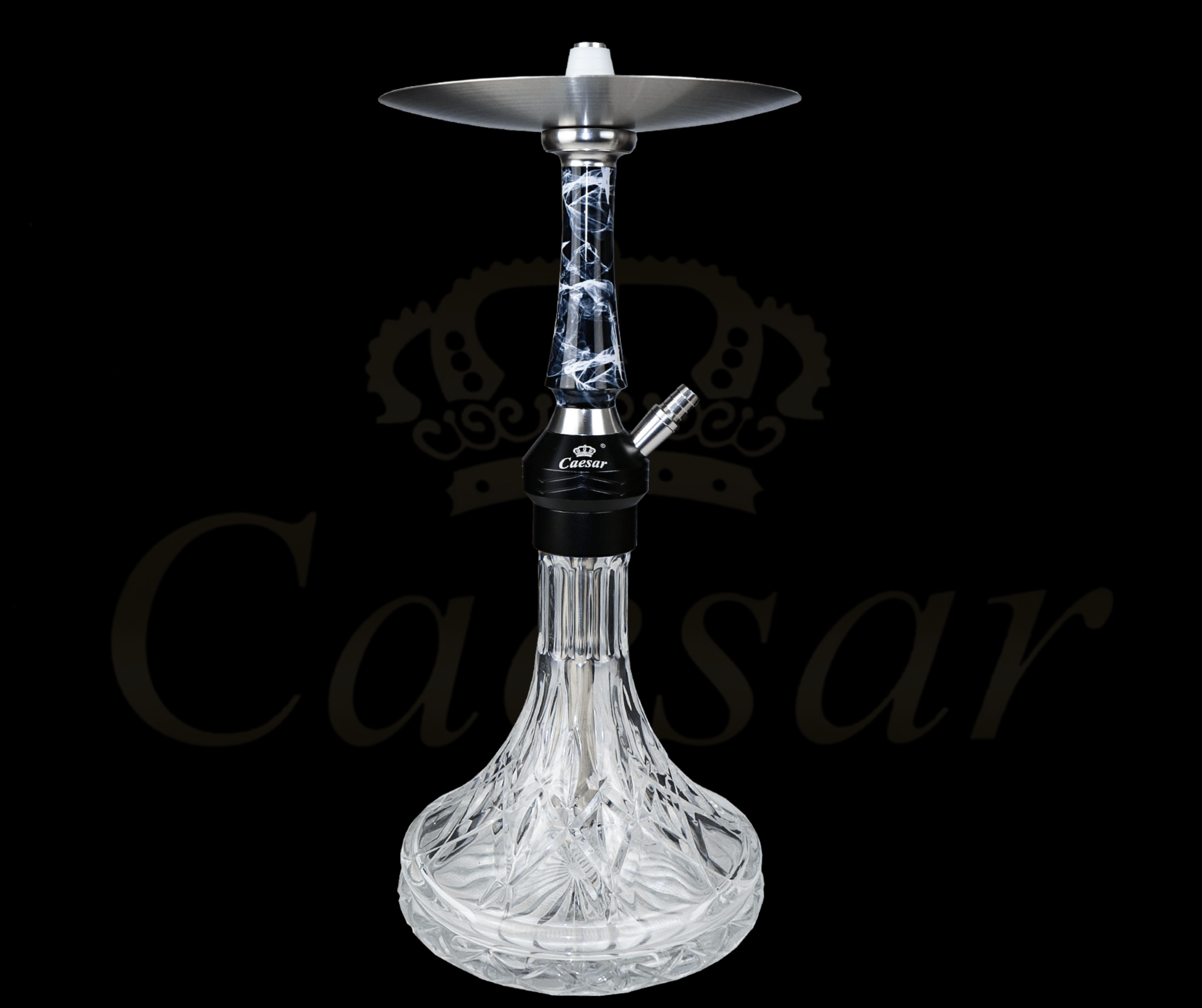 Caesar 03 - A - White / Transparent - Caesar Shisha