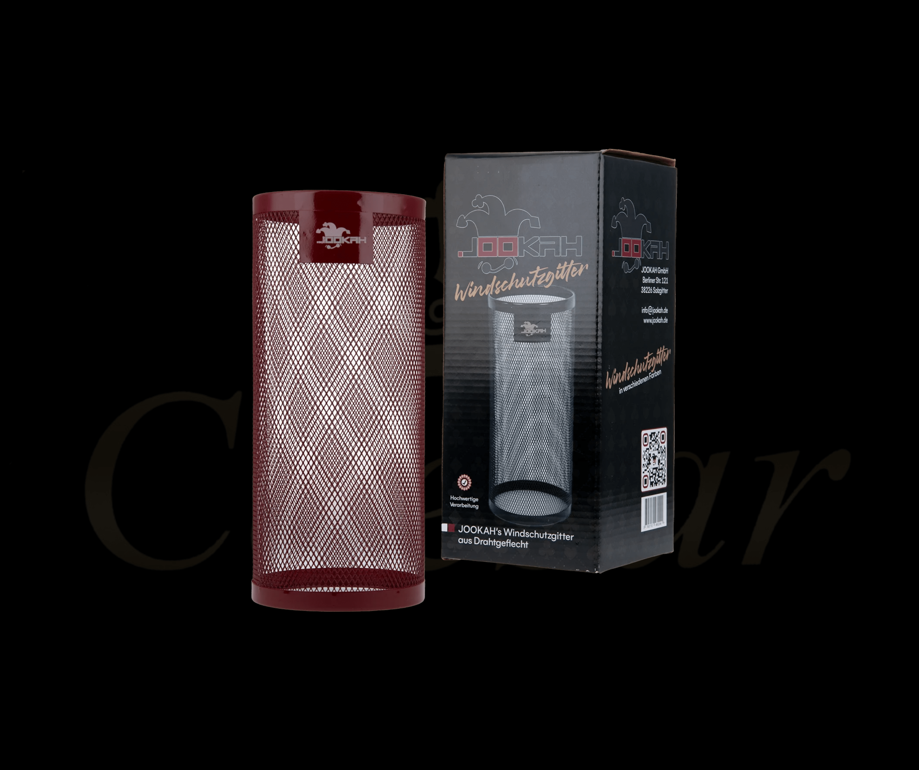 Jookah / Vindskærm Red - Caesar Shisha