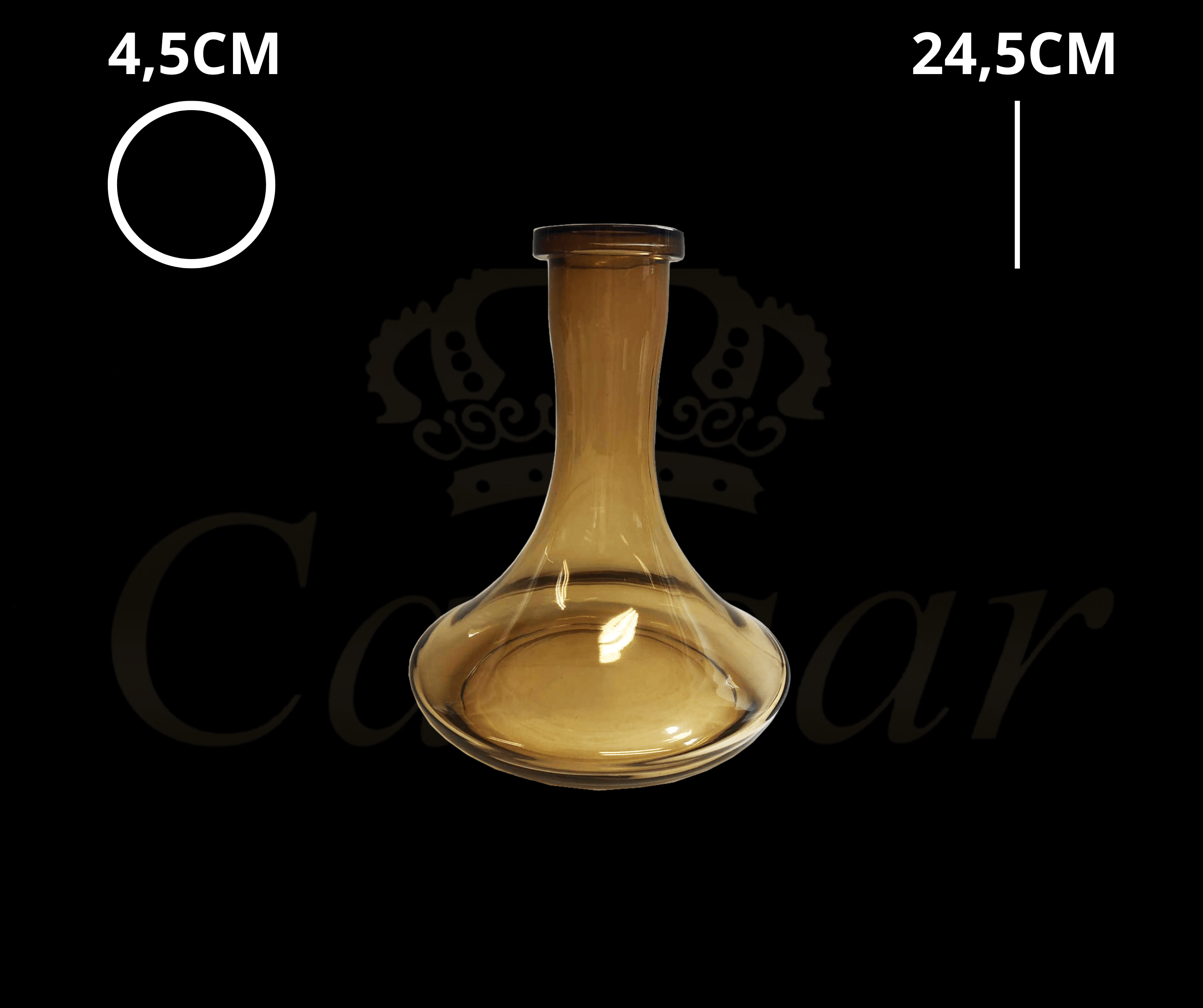 Universal Ufo Vase Amber - Caesar Shisha