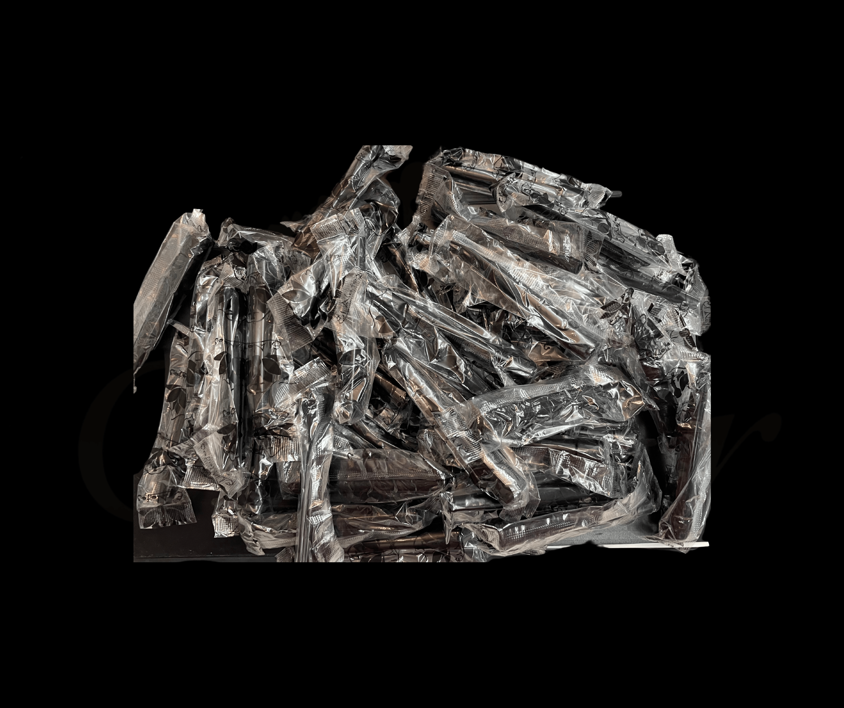 Hygiejne mundstykker - Lange (sorte) - Caesar Shisha