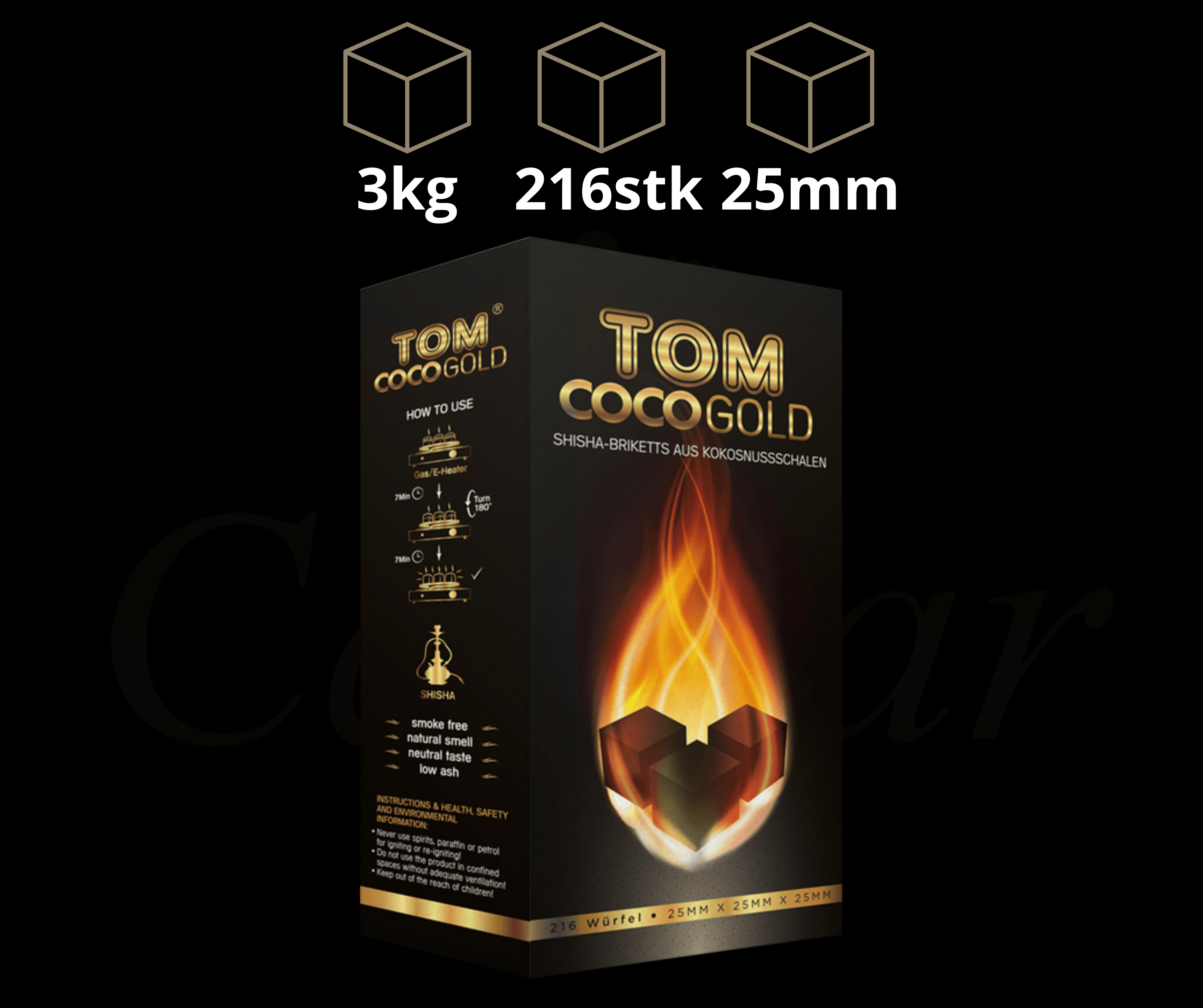Tom Cococha Gold - Caesar Shisha