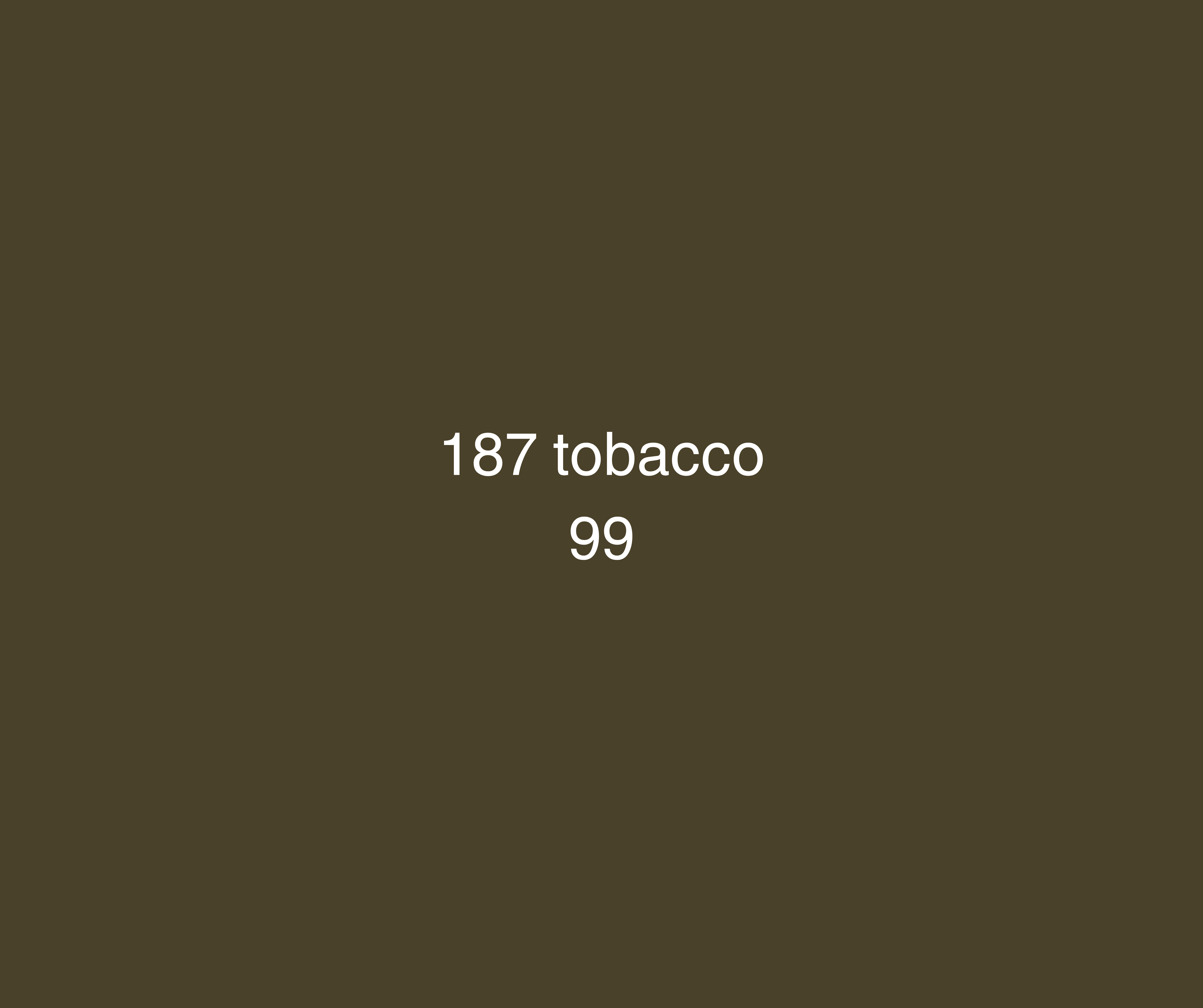 187 Tobacco - 99 25g - Caesar Shisha