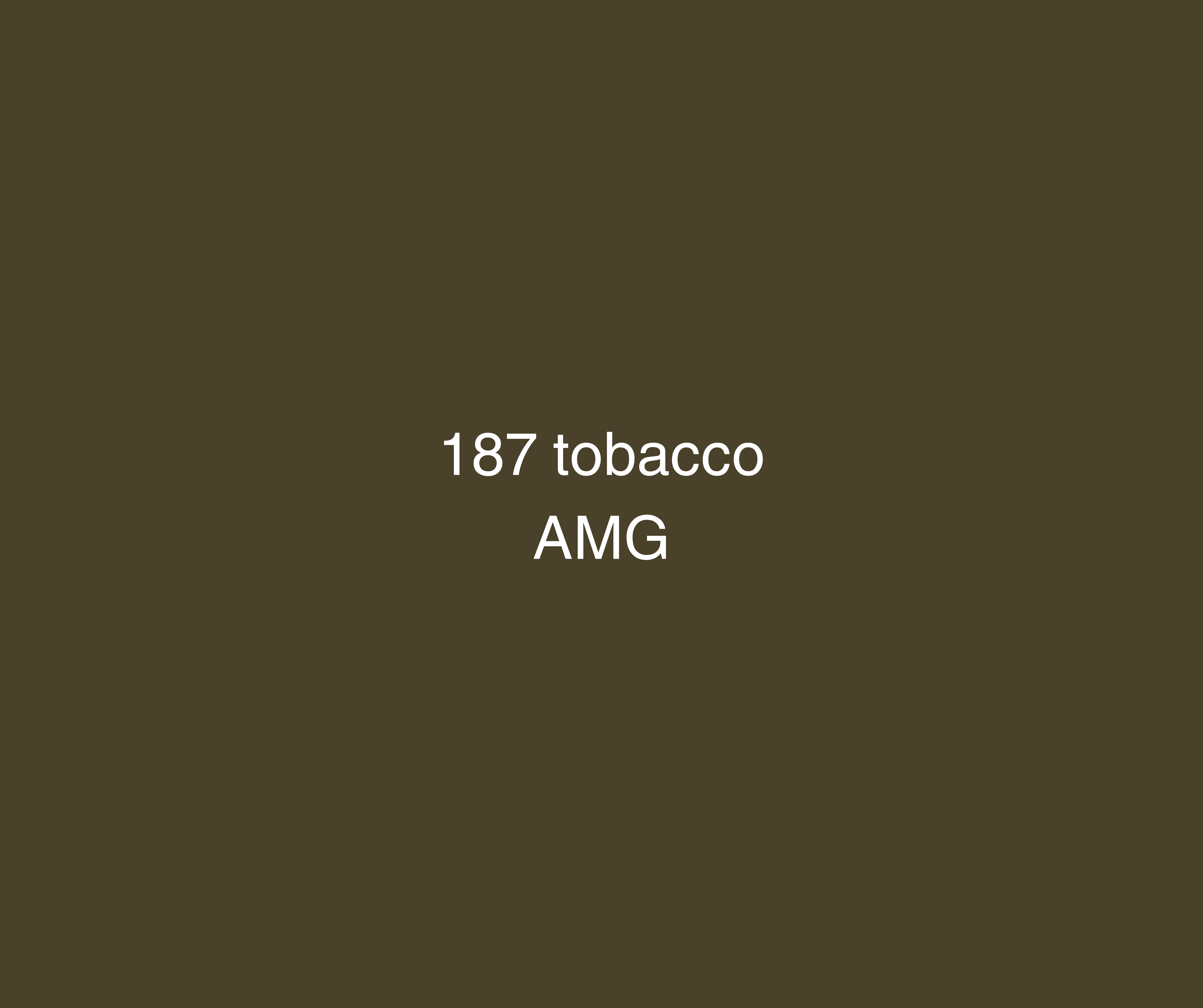 187 Tobacco - AMG 25g - Caesar Shisha