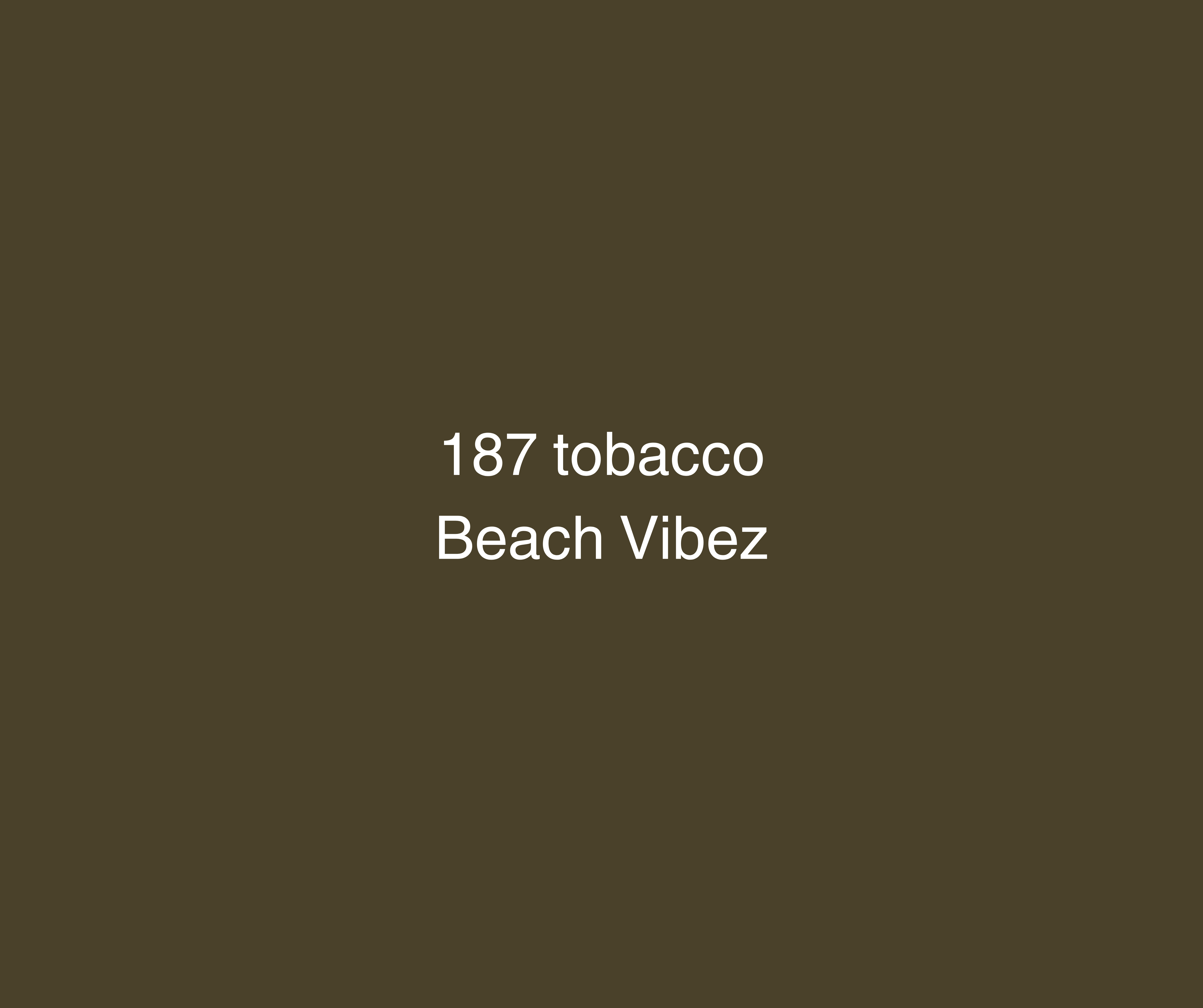 187 Tobacco - Beach Vibez 25g - Caesar Shisha