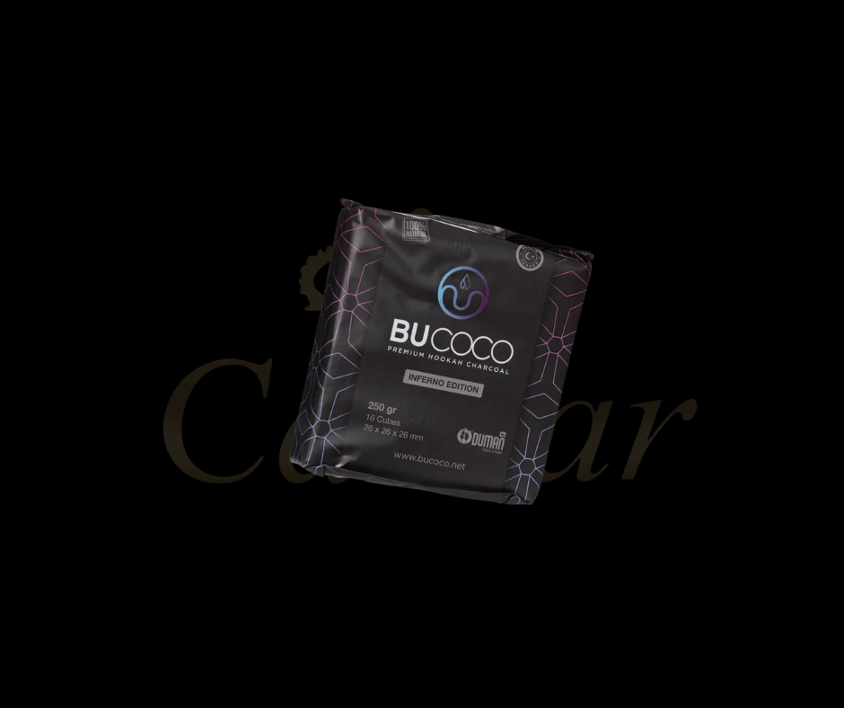 Bucoco Inferno Hookah Charcoal C26 250g - Caesar Shisha