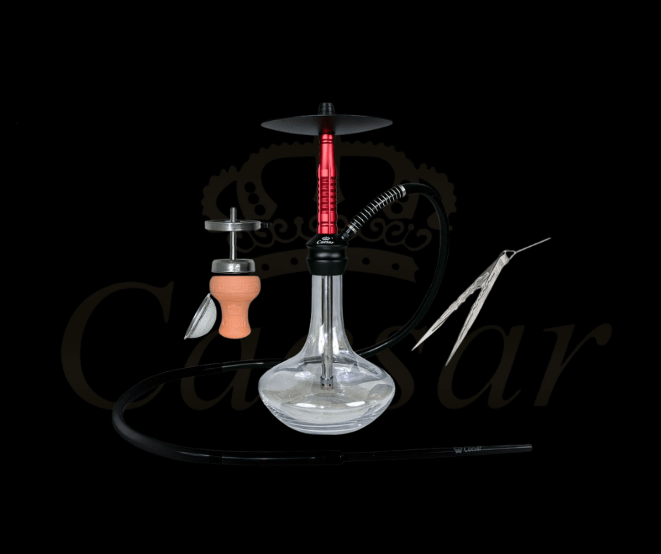 Caesar 2404 - Red Transparent - Caesar Shisha
