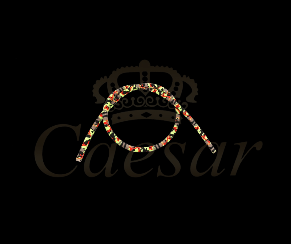 Vandpibe slange - Matt army & soldier - Caesar Shisha