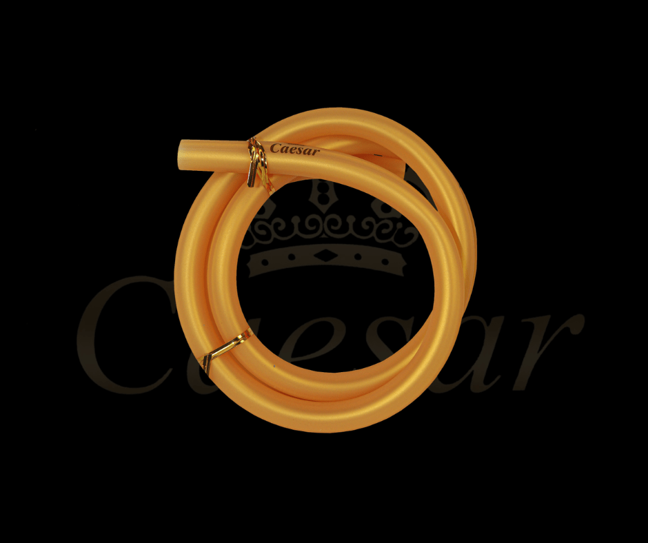 Vandpibe slange - Matt Guld - Caesar Shisha