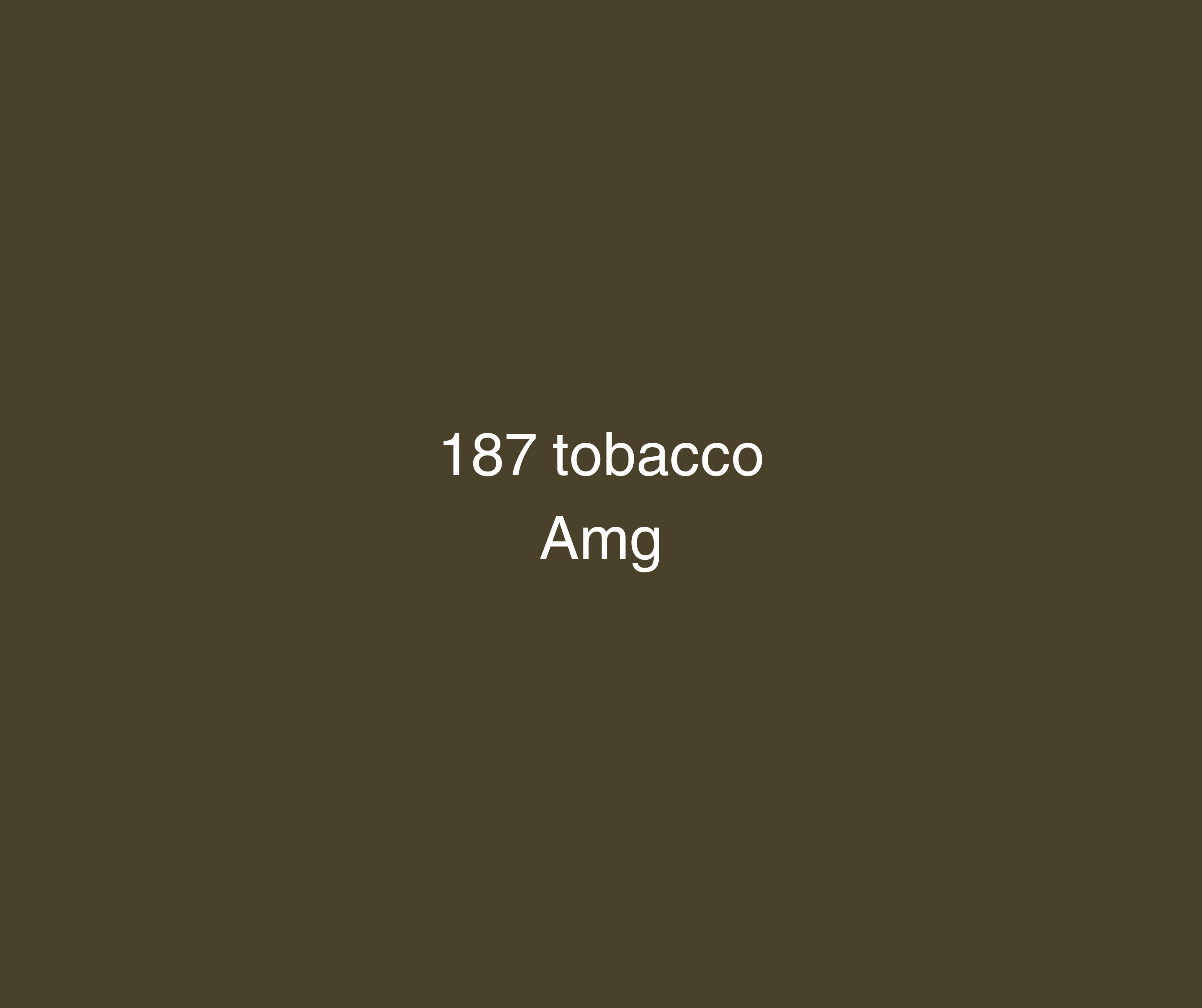 187 Strassenbande Tobacco - AMG (200g) - Caesar Shisha