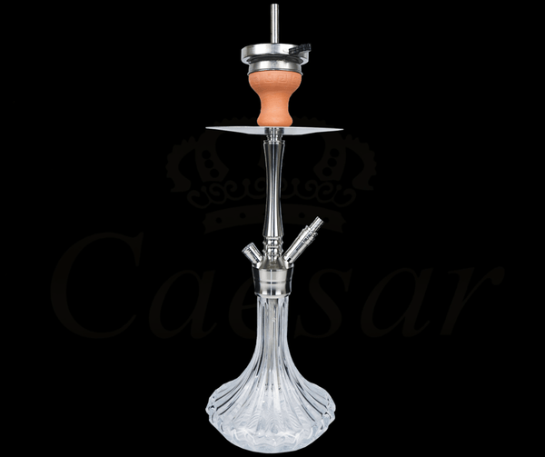 410 A - 2er Stainless Steel - Transparent - Caesar Shisha
