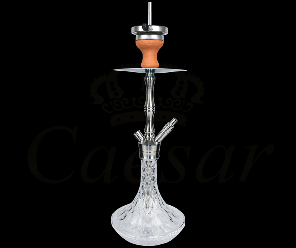 410 C - 2er Stainless Steel - Transparent - Caesar Shisha
