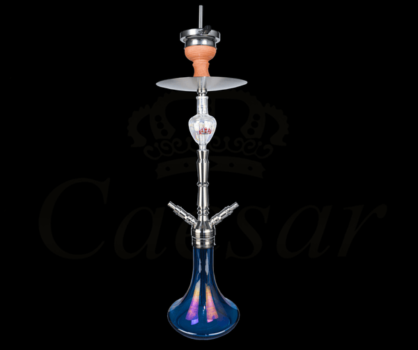 4kings - Stainless Steel - 2'er - Shining Light Blue - Caesar Shisha