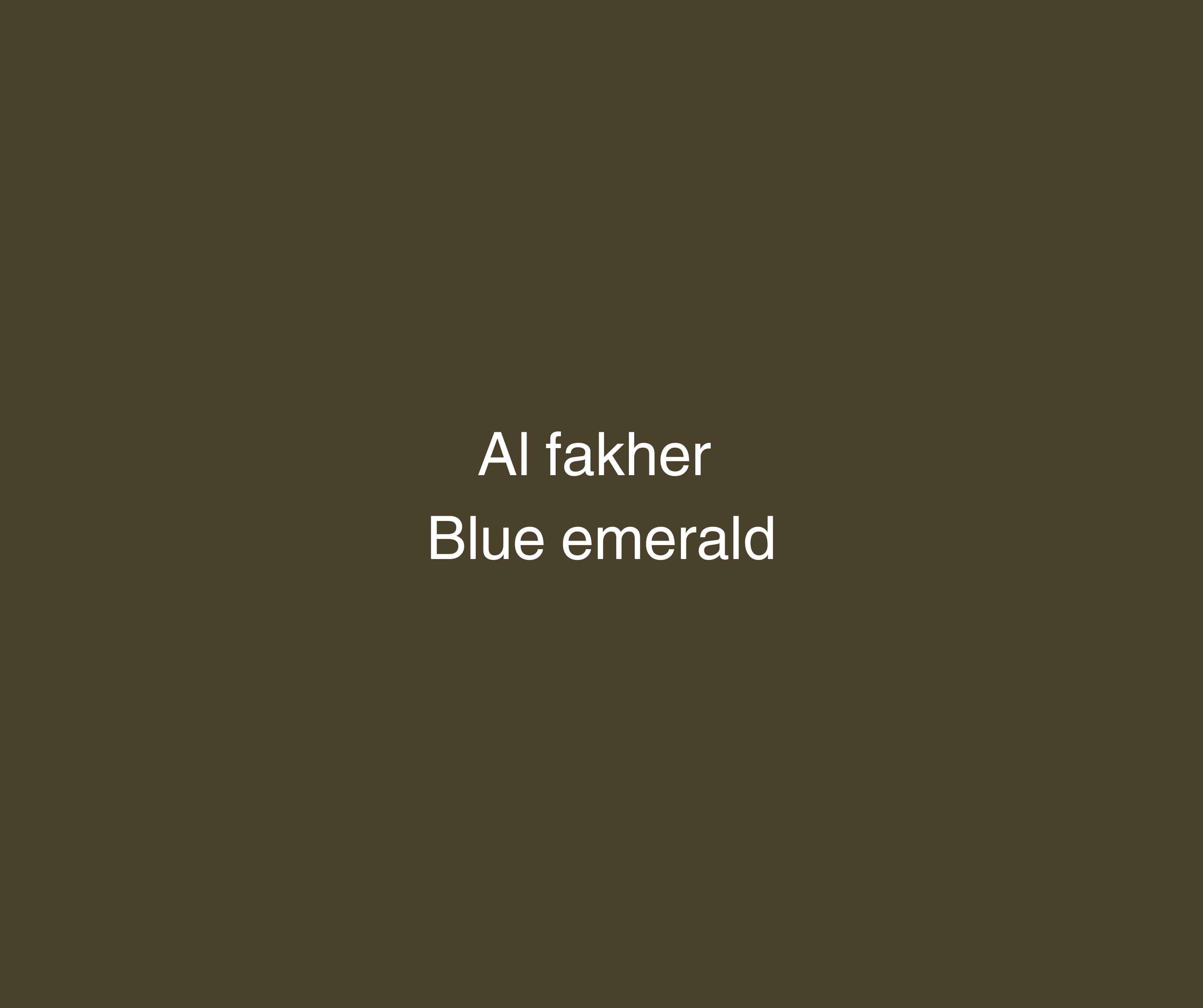 Al Fakher 200g - Blue Emerald (Blåbær m. Mynte) - Caesar Shisha
