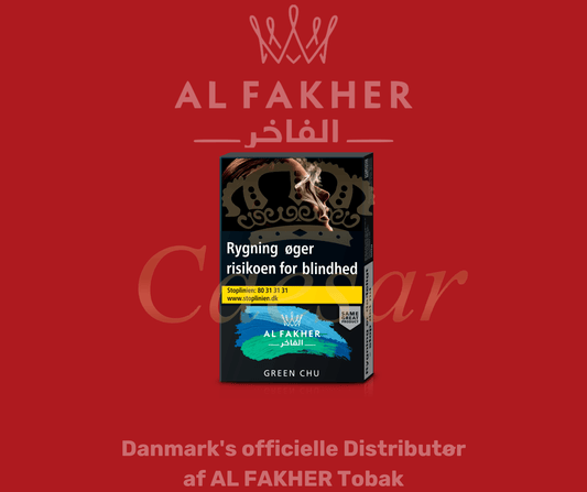 Al Fakher 50g - Emerald Chu (Tyggegummi M. Mynte) - Caesar Shisha