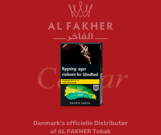 Al Fakher 50g - Jade Emerald (Vindrue M. Mynte) - Caesar Shisha