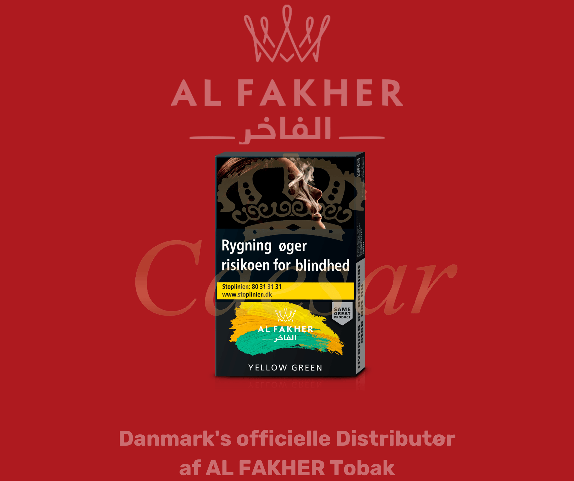 Al Fakher 50g - Yellow Emerald (Lemon M. Mynte) - Caesar Shisha