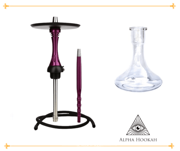 Alpha Hookah Stem X Purple - Caesar Shisha