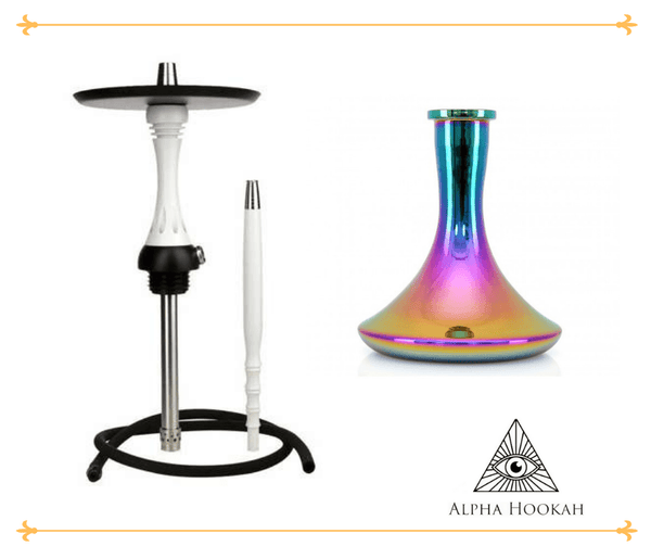 Alpha Hookah Stem X - Snow White