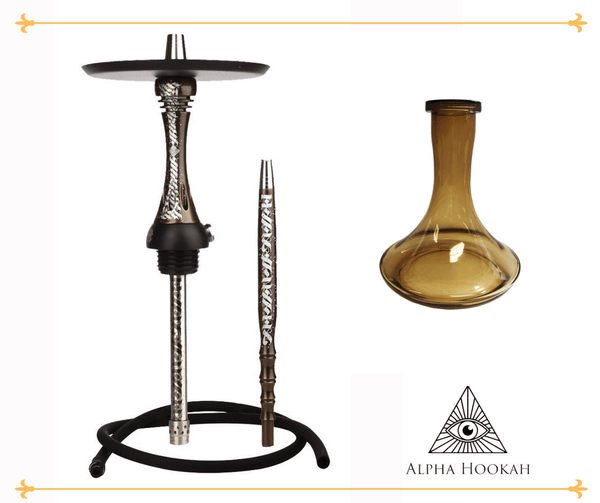 Alpha X Hookah Art Collection - Bronze