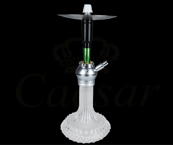 Caesar 05 - Green / Transparent - Caesar Shisha
