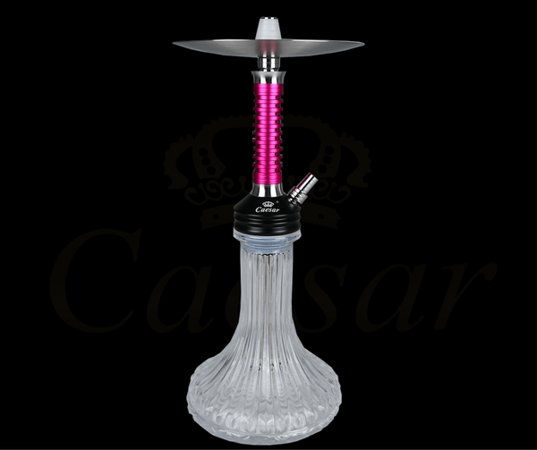 Caesar 12 - A - Pink / Transparent - Caesar Shisha