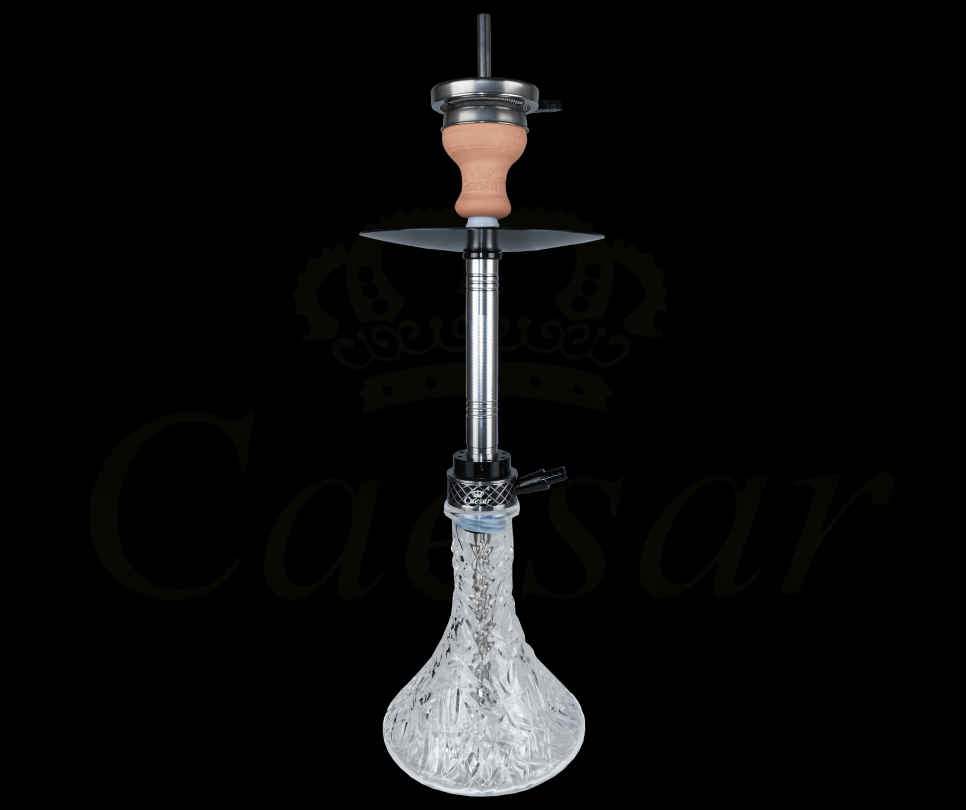 Caesar Model 10 / Silver - Black - Caesar Shisha