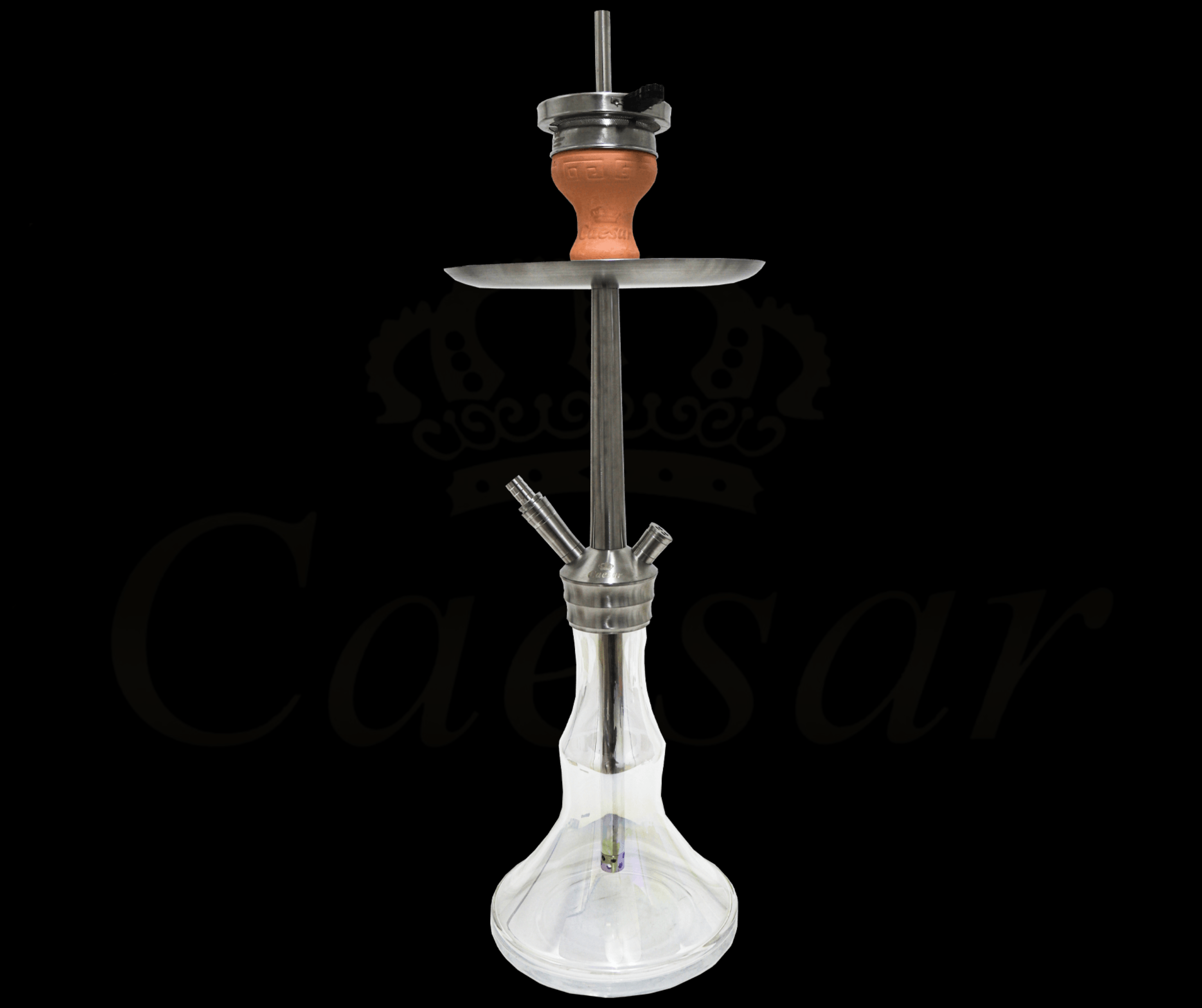 Caesar QUALLE / Stainless Steel / 2er - Transparent - Caesar Shisha