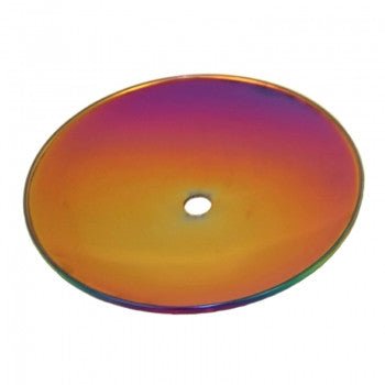 Glas Carbon Plader Rainbow - 24,5 cm Ø -  Shisha tilbehør - Caesar Shisha