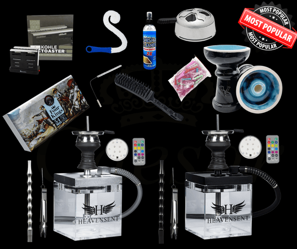 HeavenSent Cube Box Pakketilbud - Caesar Shisha