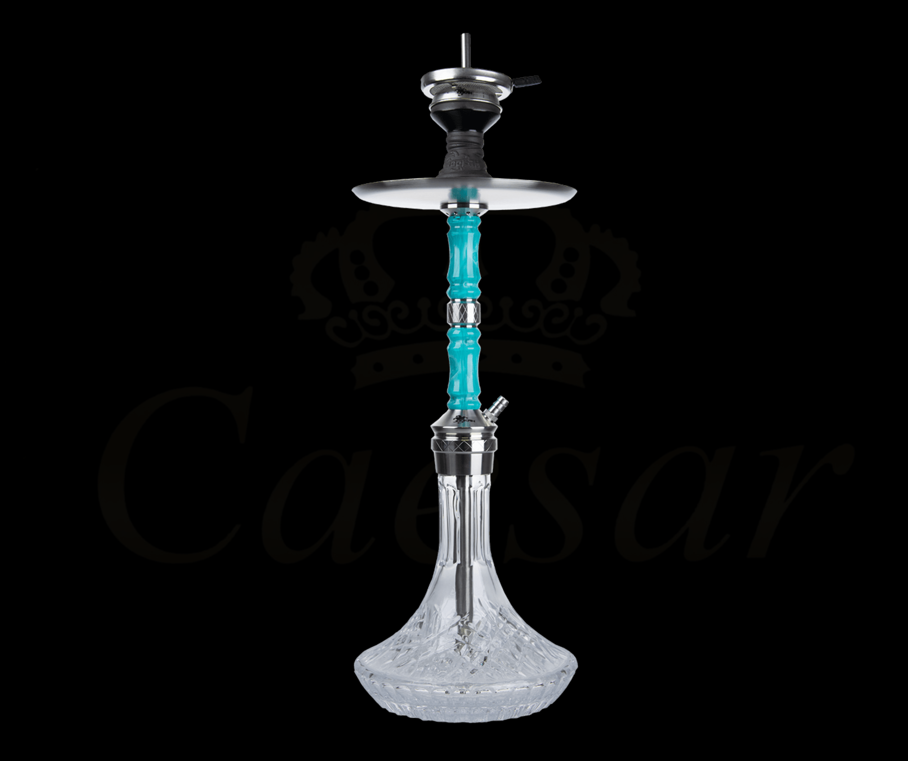 Jookah - Royal Flush - Black Steel Turkis - Caesar Shisha