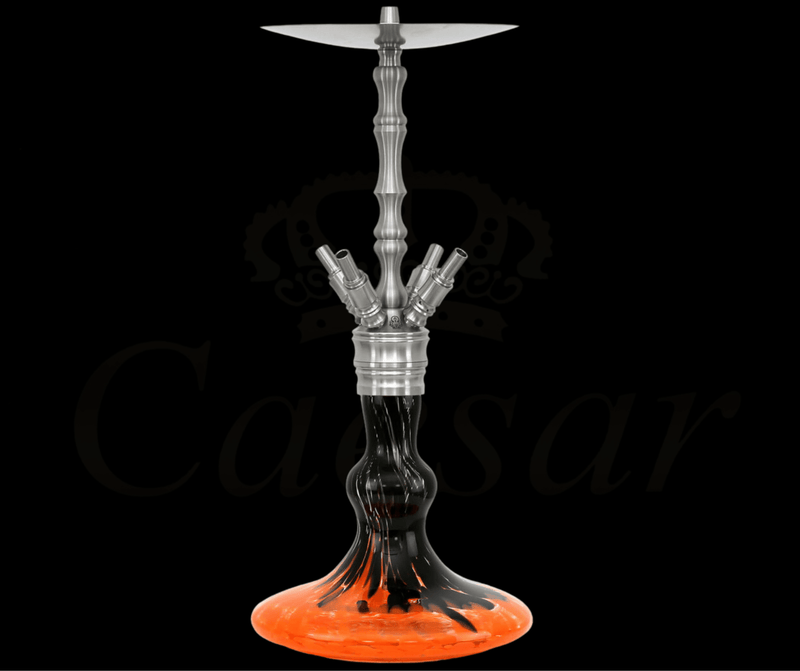 Octopuz Nautiluz - Black/Orange - Caesar Shisha