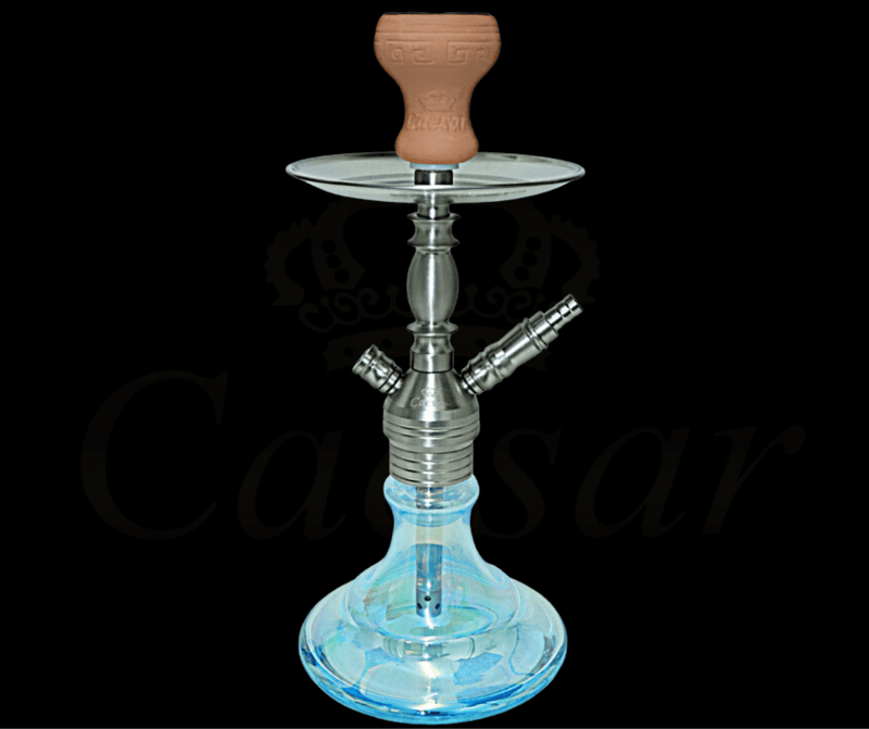 Paris 02 - Stainless Steel Colour - Light Blue - Caesar Shisha
