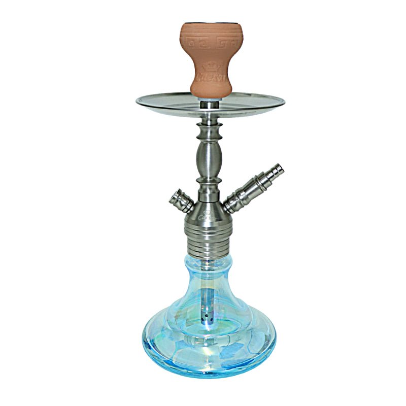 Paris 02 - Stainless Steel Colour - Light Blue - Caesar Shisha