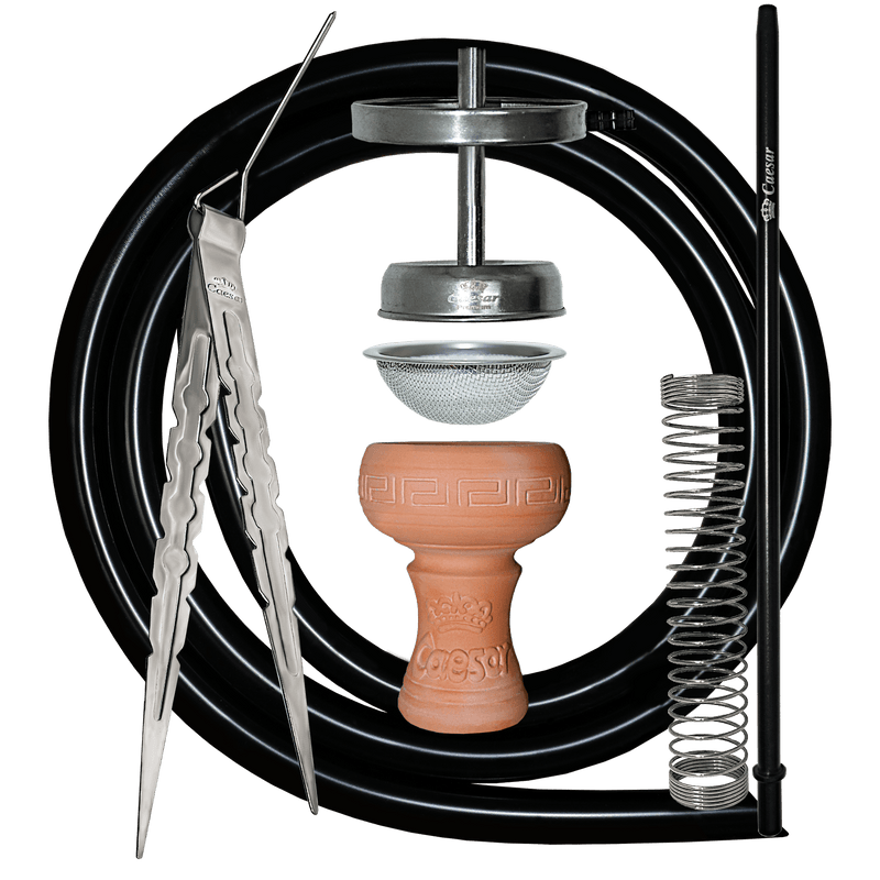 Caesar QUALLE / Stainless Steel / 2er - Light Black