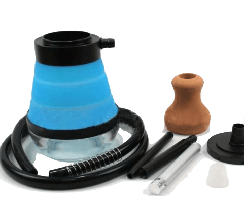 Silicone Rejse Vandpibe -  Shisha vandpibe - Caesar Shisha