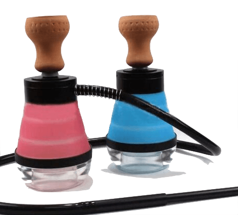 Silicone Rejse Vandpibe -  Shisha vandpibe - Caesar Shisha