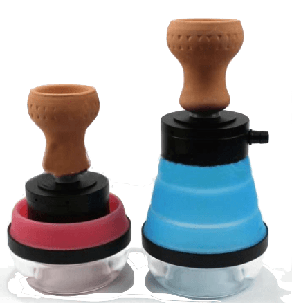 Silicone Rejse Vandpibe -  Shisha vandpibe - Caesar Shisha