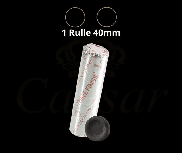 Three Kings 40mm - 1 Rulle - Caesar Shisha