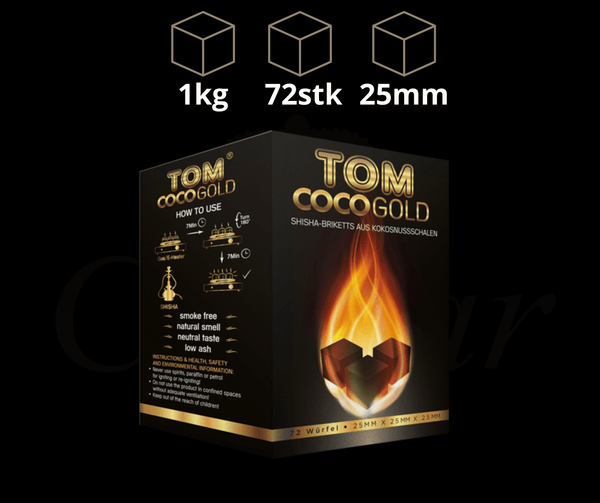 Tom Cococha Gold - 25mm - Caesar Shisha